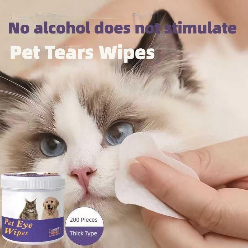 VelvetPaws™ Pet Eye Wipes (200 Wipes/Can)