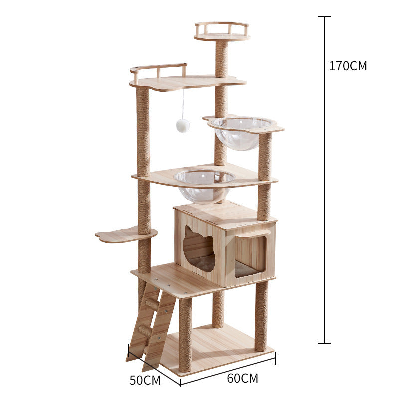 VelvetPaws™ CozyClimb Cat Tower