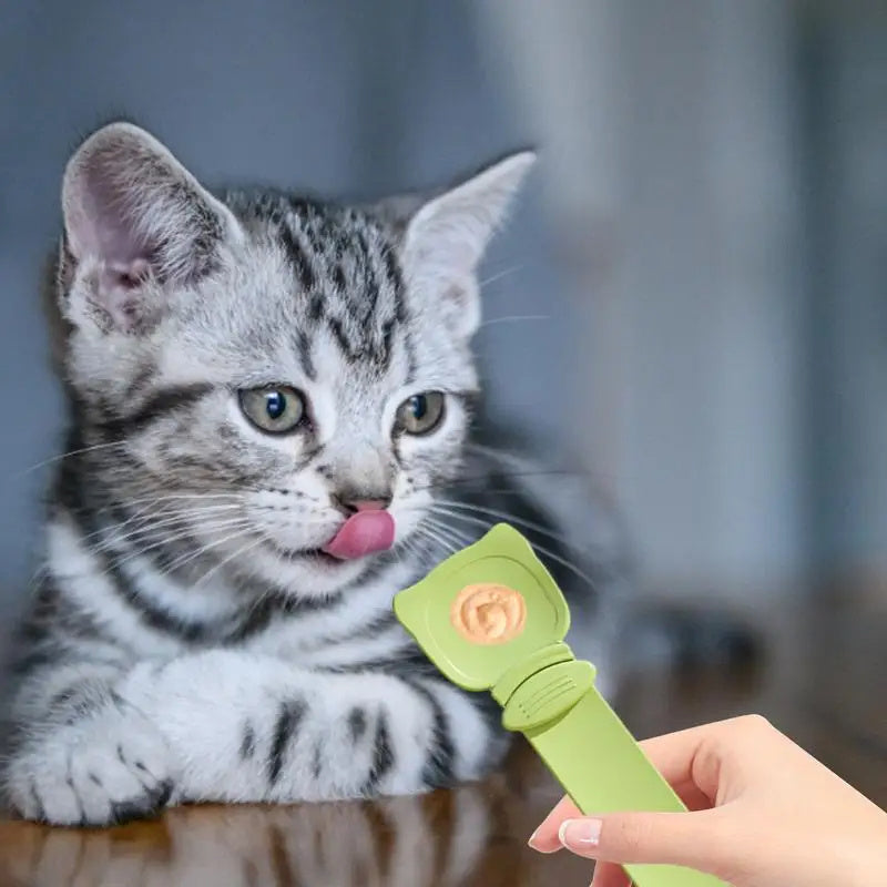 VelvetPaws™ LickEase™ Cat Strip Feeder Spoon
