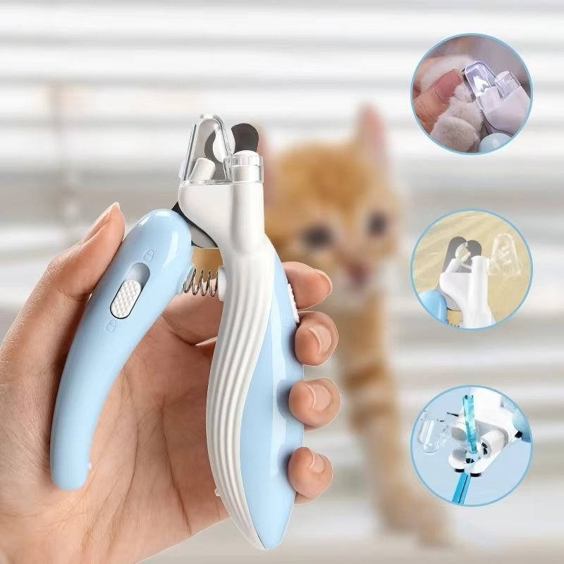 VelvetPaws™ Whale LED Pet Nail Clippers – Safe, Stylish & Effortless Grooming
