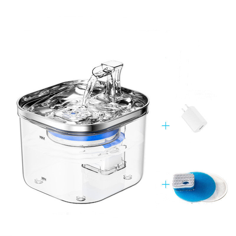 VelvetPaws™ PureSteel™ Automatic Pet Water Fountain