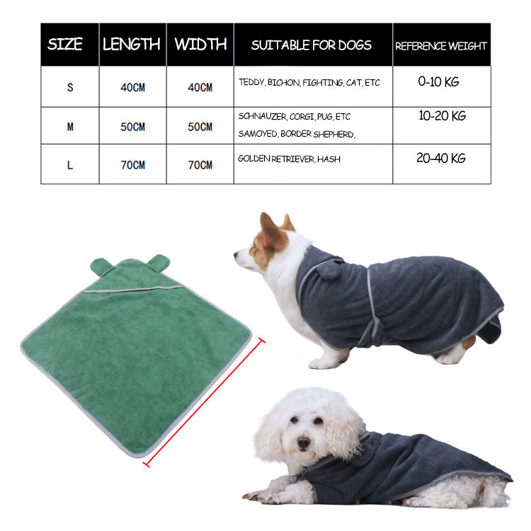 VelvetPaws™ Ultra Fine Fiber Pet Drying Towel