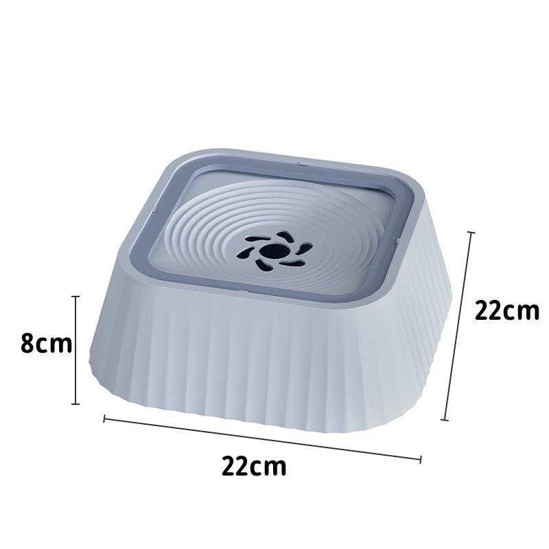 VelvetPaws™ FloatSip™ Splash-Proof Pet Water Bowl