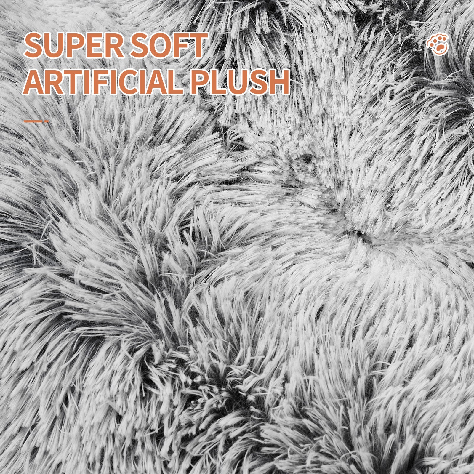 VelvetPaws™ Fluffy Faux Fur Dog Bed – Calming, Washable Crate Mat with Anti-Slip Bottom for Dogs & Cats