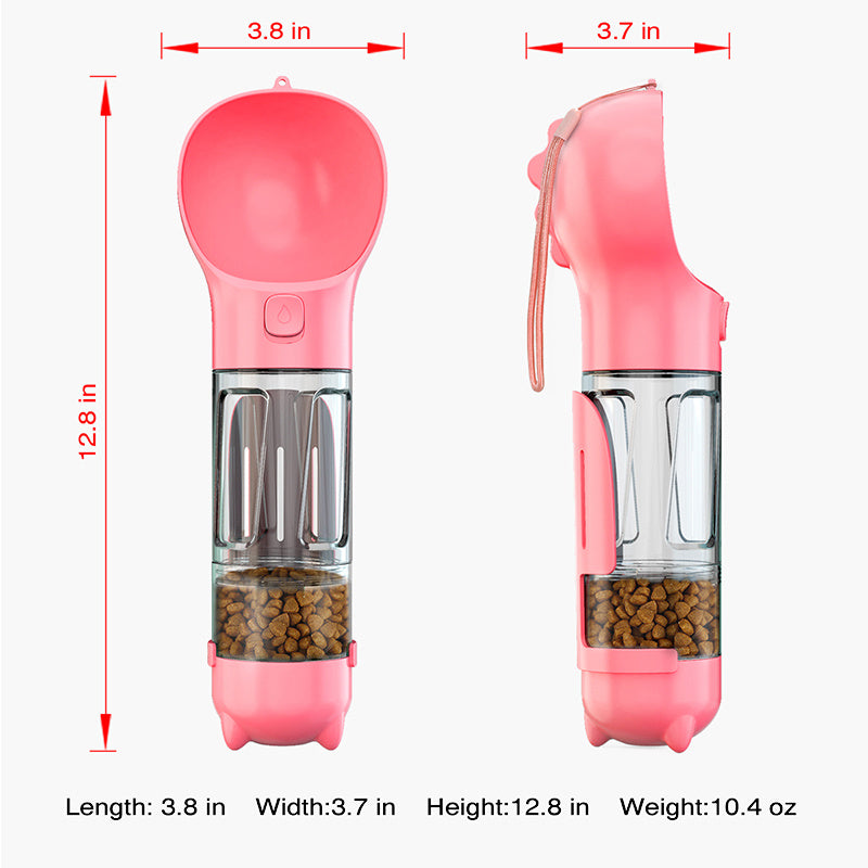 VelvetPaws™ Multi-Functional Pet Water Bottle
