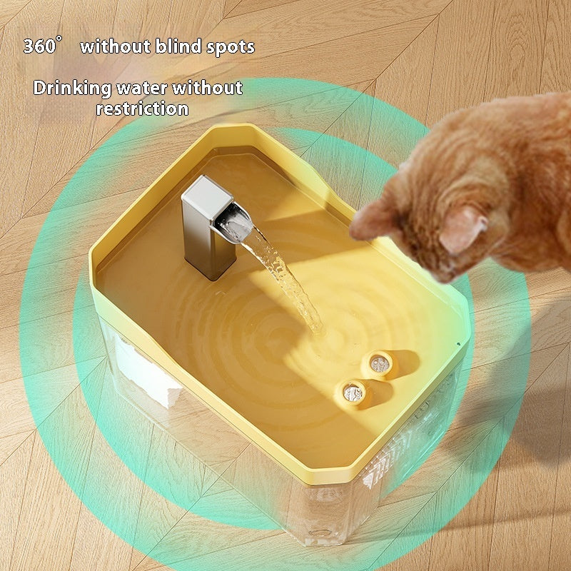 VelvetPaws™ AquaFlow™ Automatic Filter Pet Fountain – 1.5L Oxygenated Water Circulation System