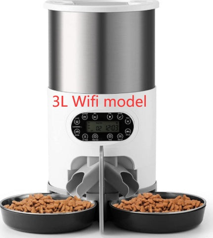 VelvetPaws™ Dual-Meal Smart Automatic Feeder (3L / 4.5L)