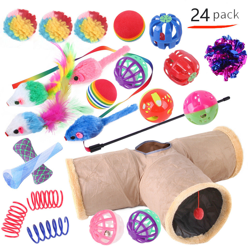 VelvetPaws™ Cat Toy Set