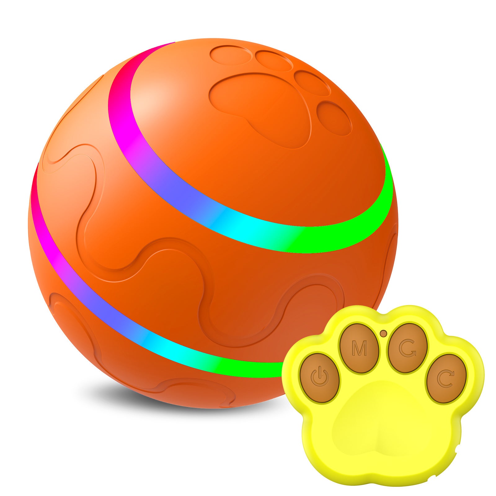 PurrMotion™ – Smart Interactive Cat Ball, USB Rechargeable Self-Rotating Toy