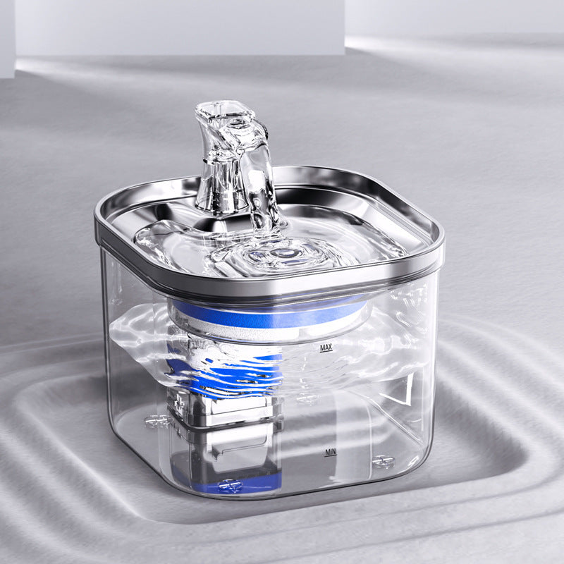 VelvetPaws™ PureSteel™ Automatic Pet Water Fountain