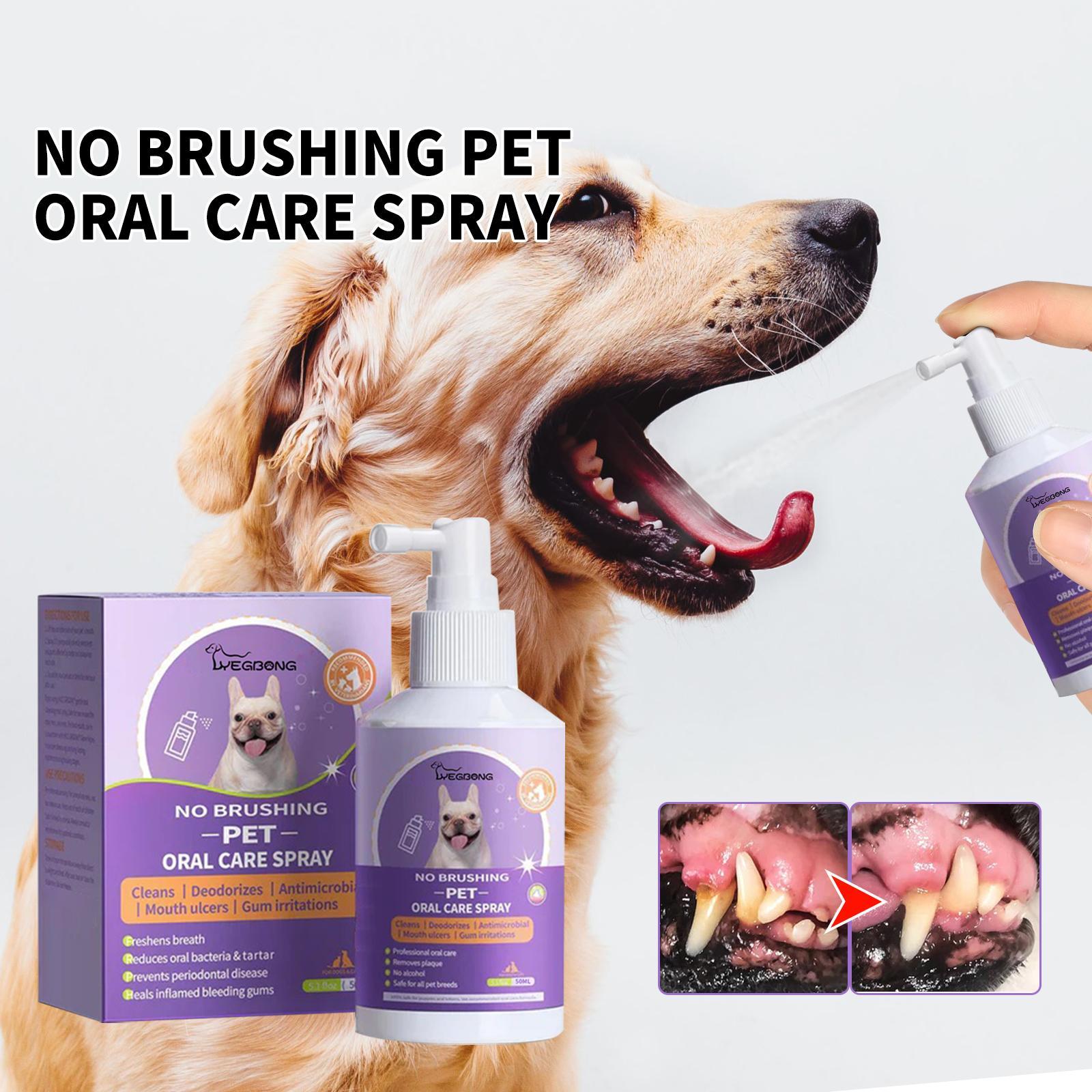 Yegebang™ Cat &amp; Dog Teeth Cleaning Spray