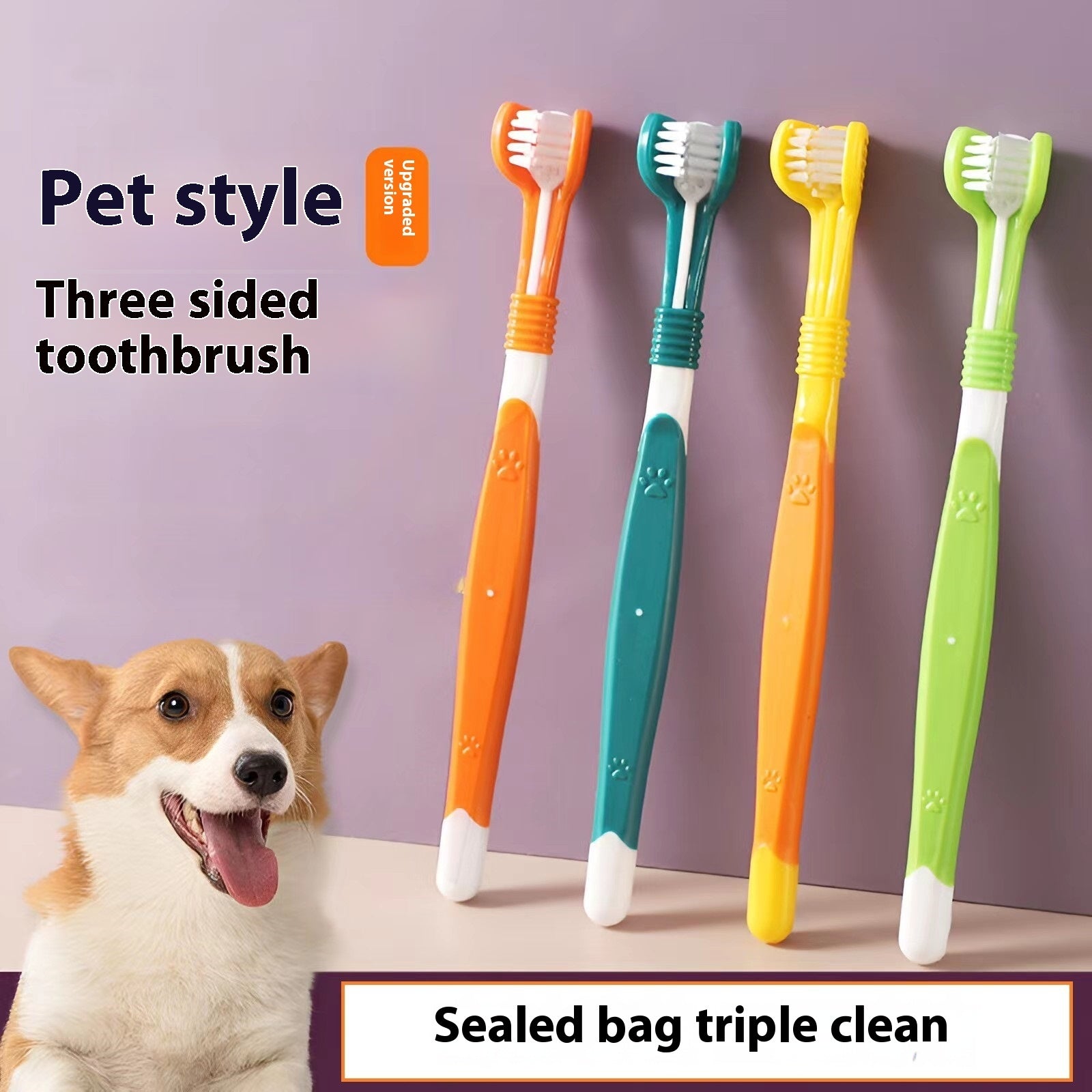 VelvetPaws™ Pet Toothbrush – Gentle & Effective Oral Care for Pets