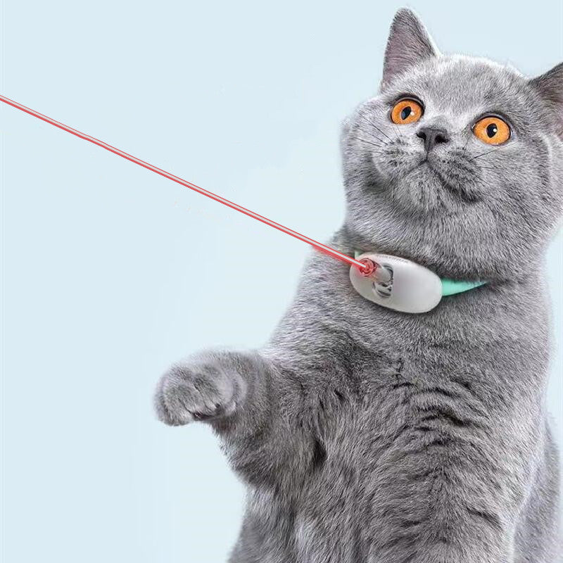ChaseCollar™ Automatic Cat Laser Toy – Hands-Free Smart Collar with USB Rechargeable Laser