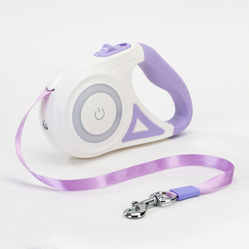 VelvetPaws™ GlowLeash™ Retractable Leash & Collar Set