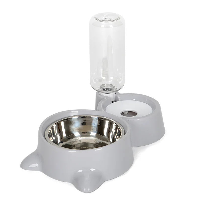 VelvetPaws™ AquaFeast™ Automatic Pet Food & Water Feeder