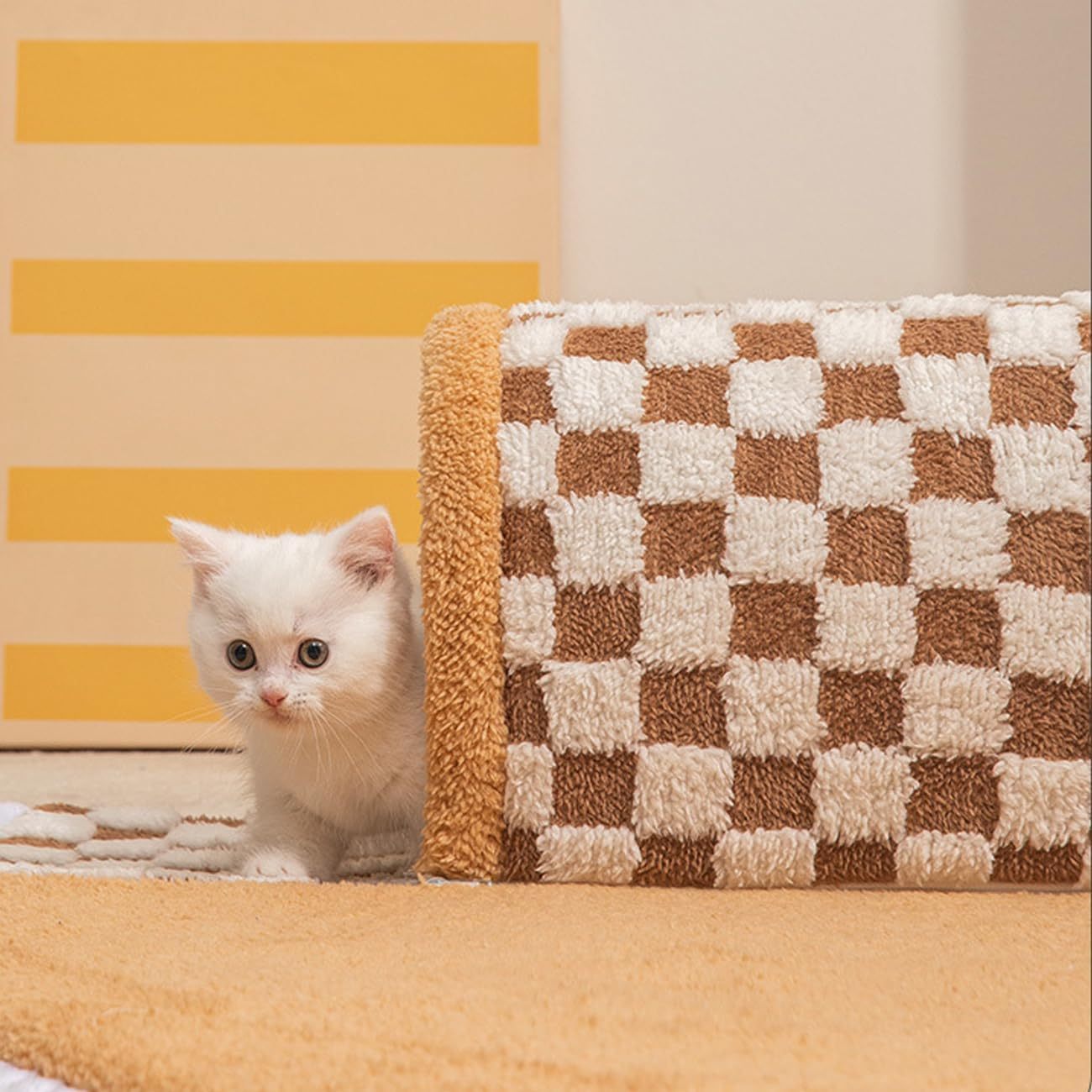 VelvetPaws™ 2-in-1 Plush Tunnel Bed – Cozy Play & Sleep Haven for Cats and Small Dogs