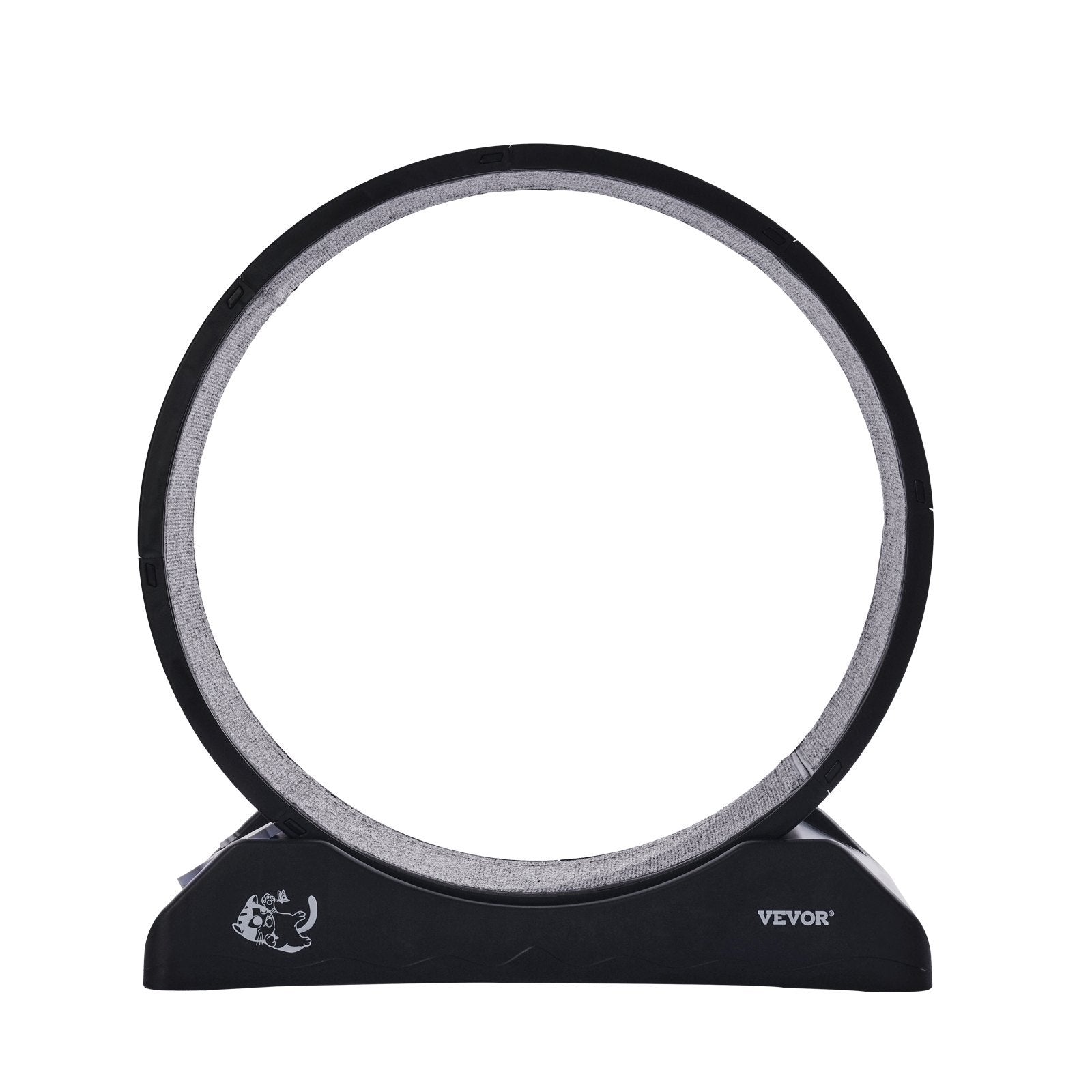 VelvetPaws™ Compact Indoor Cat Exercise Wheel – Quiet Running Treadmill for Small Cats (31.5") | Safe & Stable Fitness Wheel