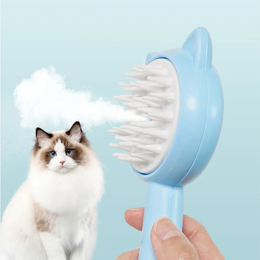 VelvetPaws™ MistEase™ Rechargeable Grooming Brush