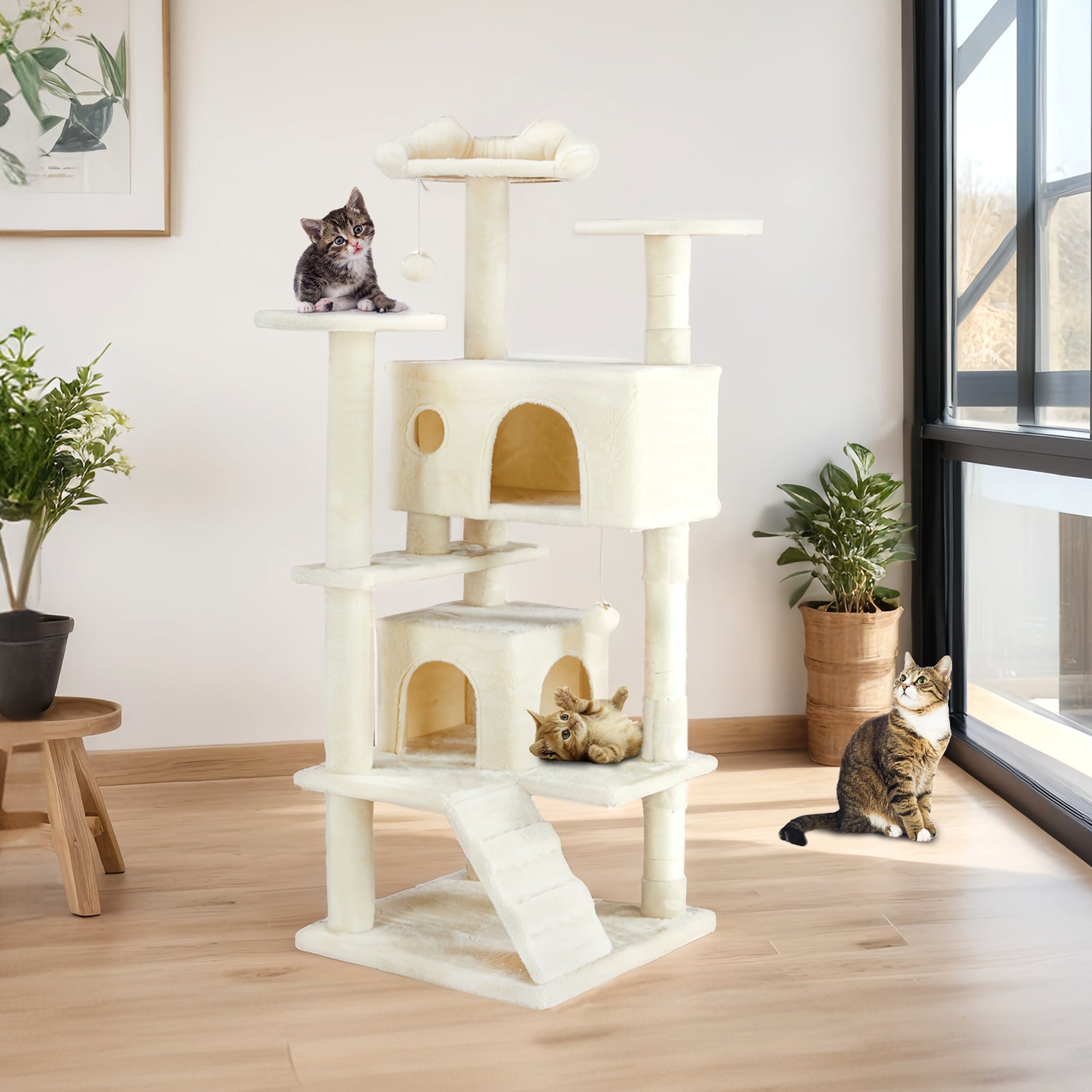 VelvetPaws™ SkyHaven Cat Tower