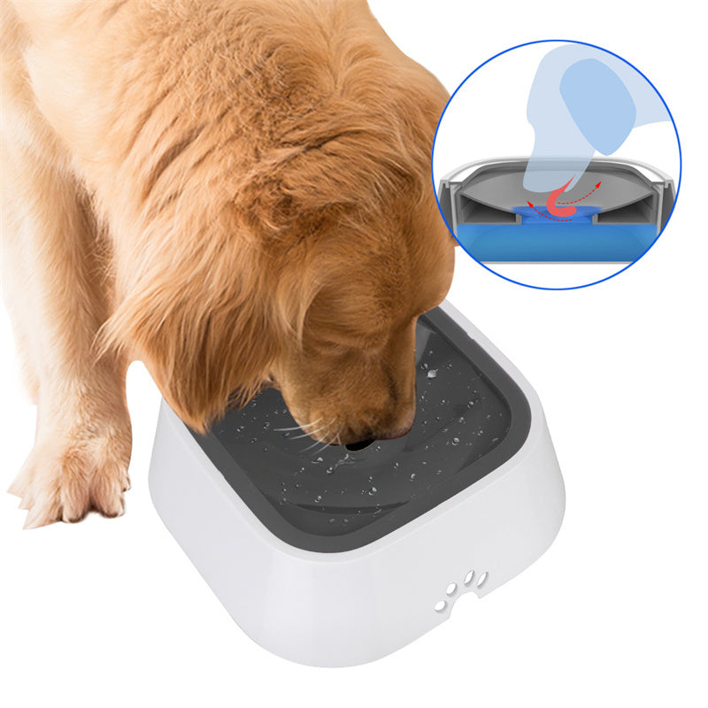 VelvetPaws™ AquaGlide™ 1.5L Floating Slow Water Feeder Bowl