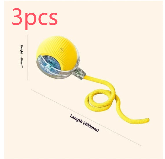 ✨ LumiBall™ – The Smart Cat Toy That Never Stops Rolling! ✨