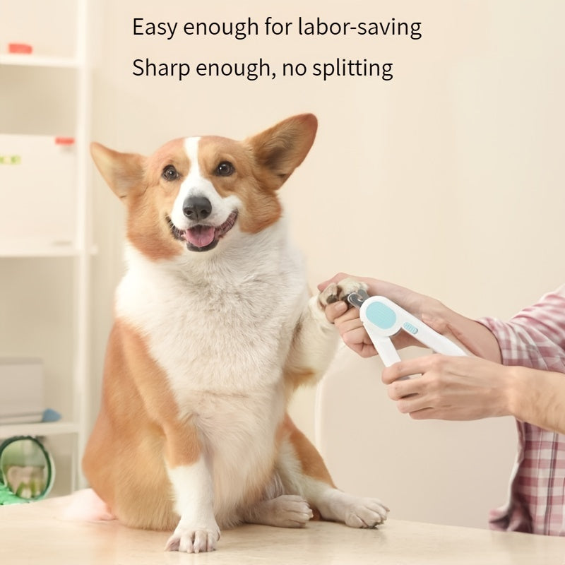 VelvetPaws™ LED Pet Nail Clippers –  for Dogs & Cats