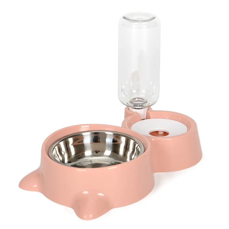 VelvetPaws™ AquaFeast™ Automatic Pet Food & Water Feeder