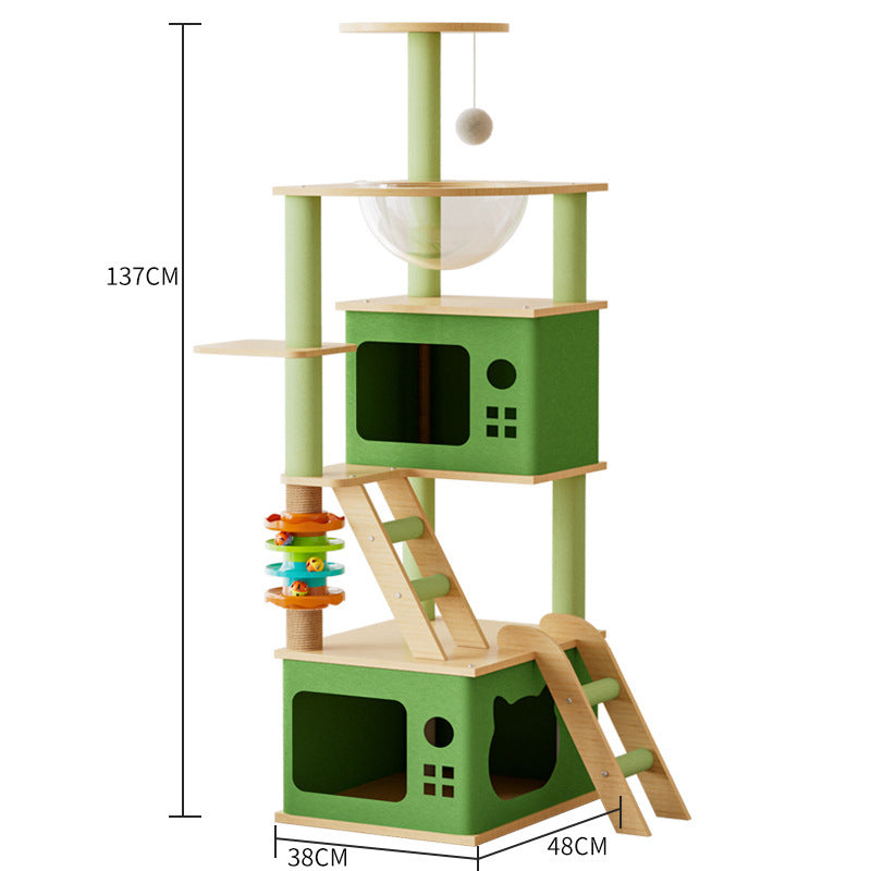 VelvetPaws™ CozyClimb Cat Tower