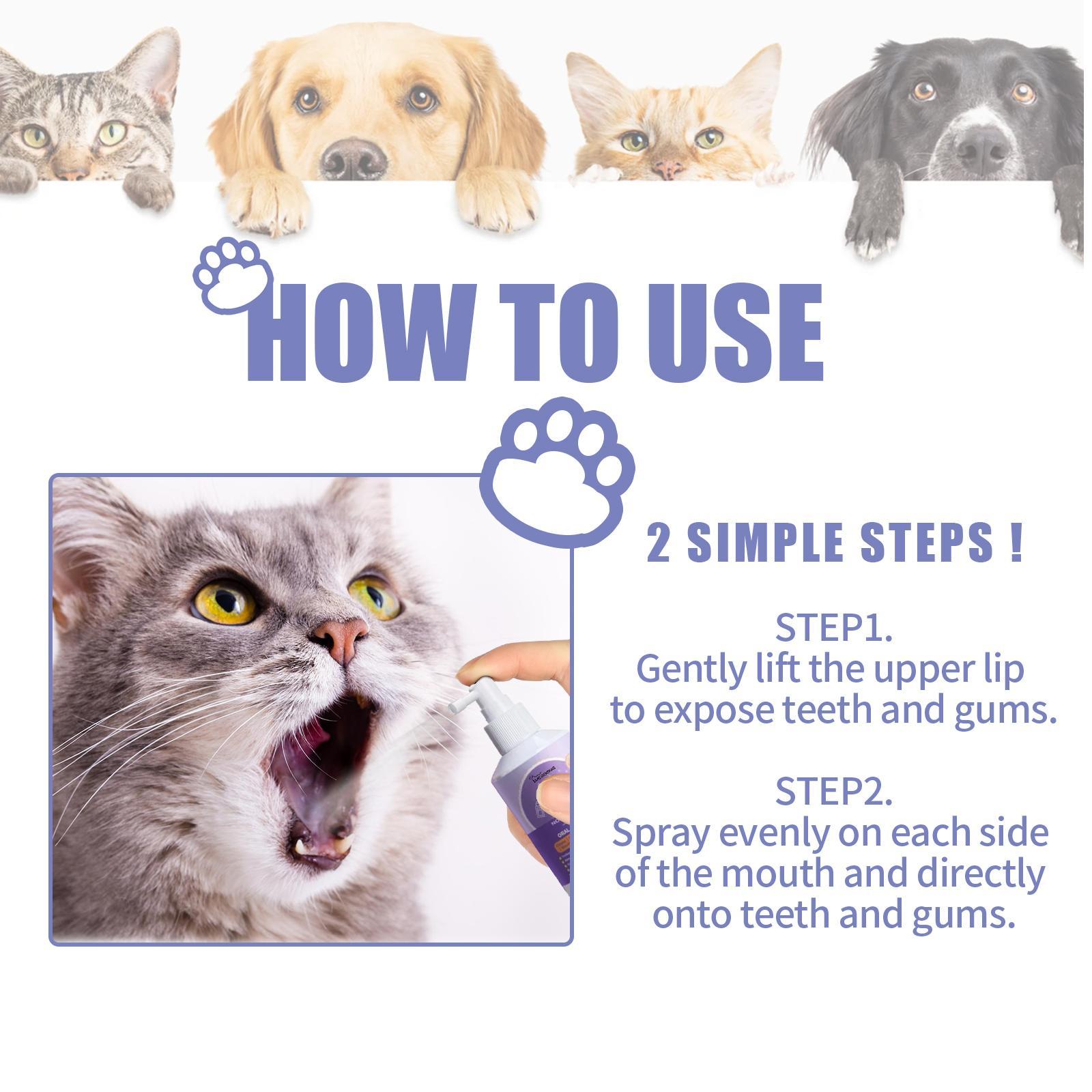Yegebang™ Cat &amp; Dog Teeth Cleaning Spray