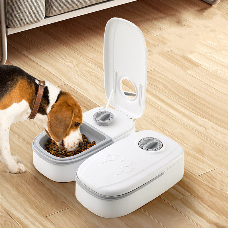 VelvetPaws™ Gravity Automatic Pet Feeder & Waterer – Dual Bowl System